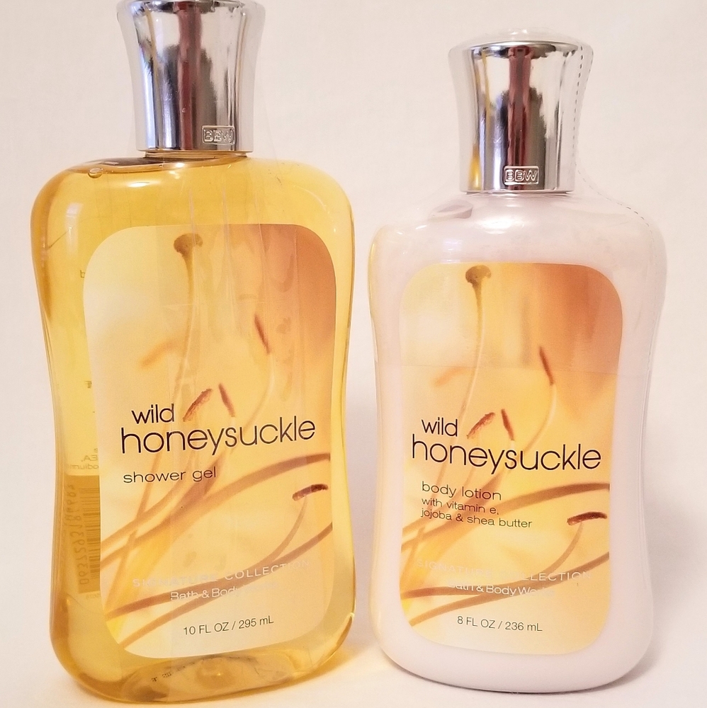 NEW 2 pc Wild Honeysuckle Shower Gel & Bod…